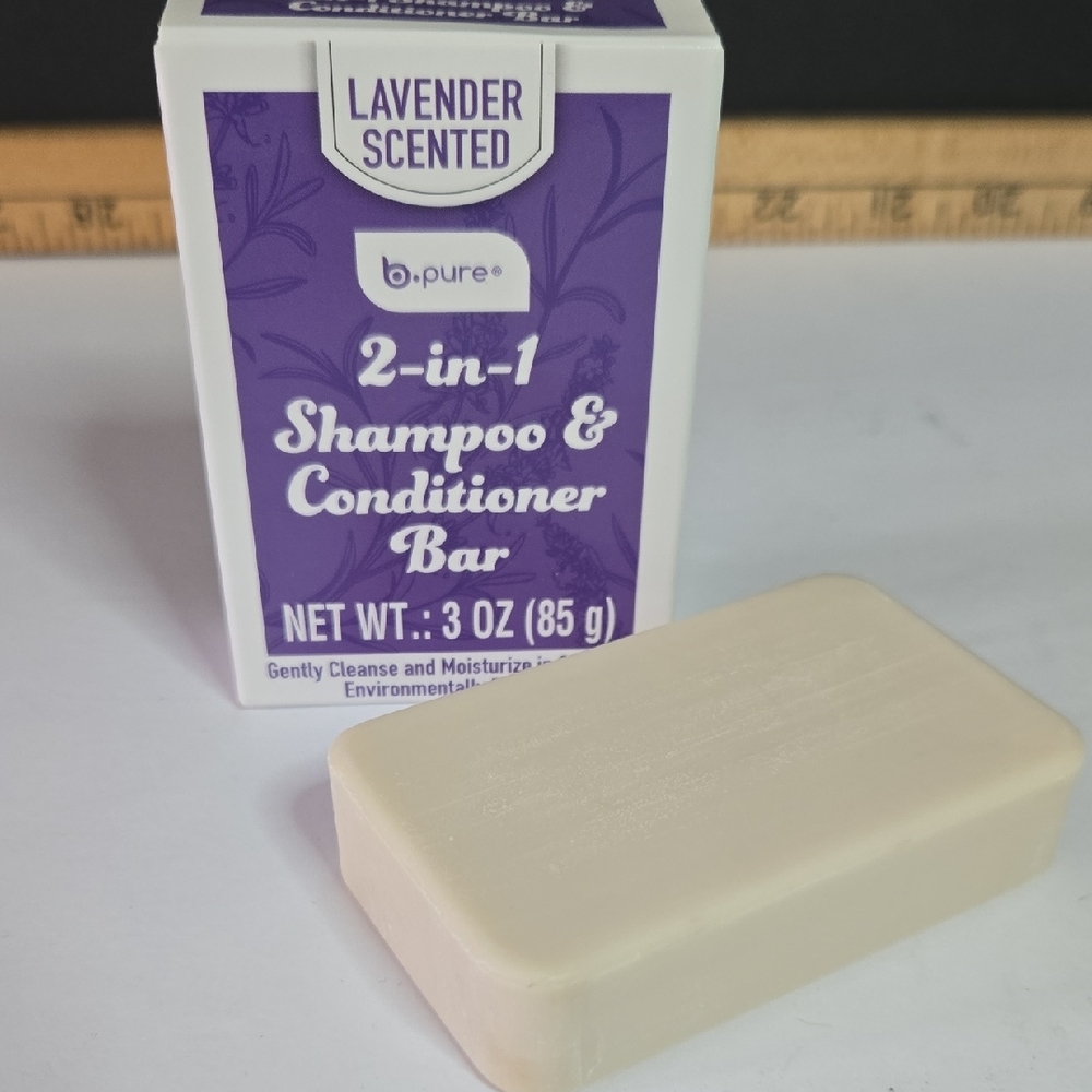 Lavender Scented 2-in-1 Shampoo & Conditioner 3 oz Bar NEW
